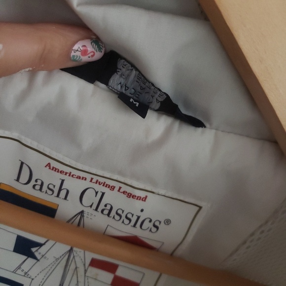 Vintage Dash Classics white windbreaker med - Picture 5 of 6